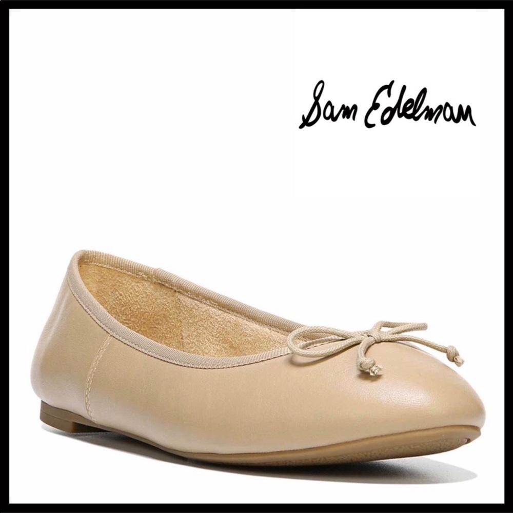 SAM EDELMAN SLIP ONS NUDE BALLET FLATS A3C - Picture 11 of 12